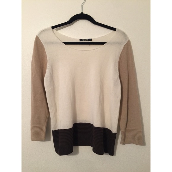 NIC+ZOE Sweaters - NIC + ZOE women’s size XL color block sweater NWOT